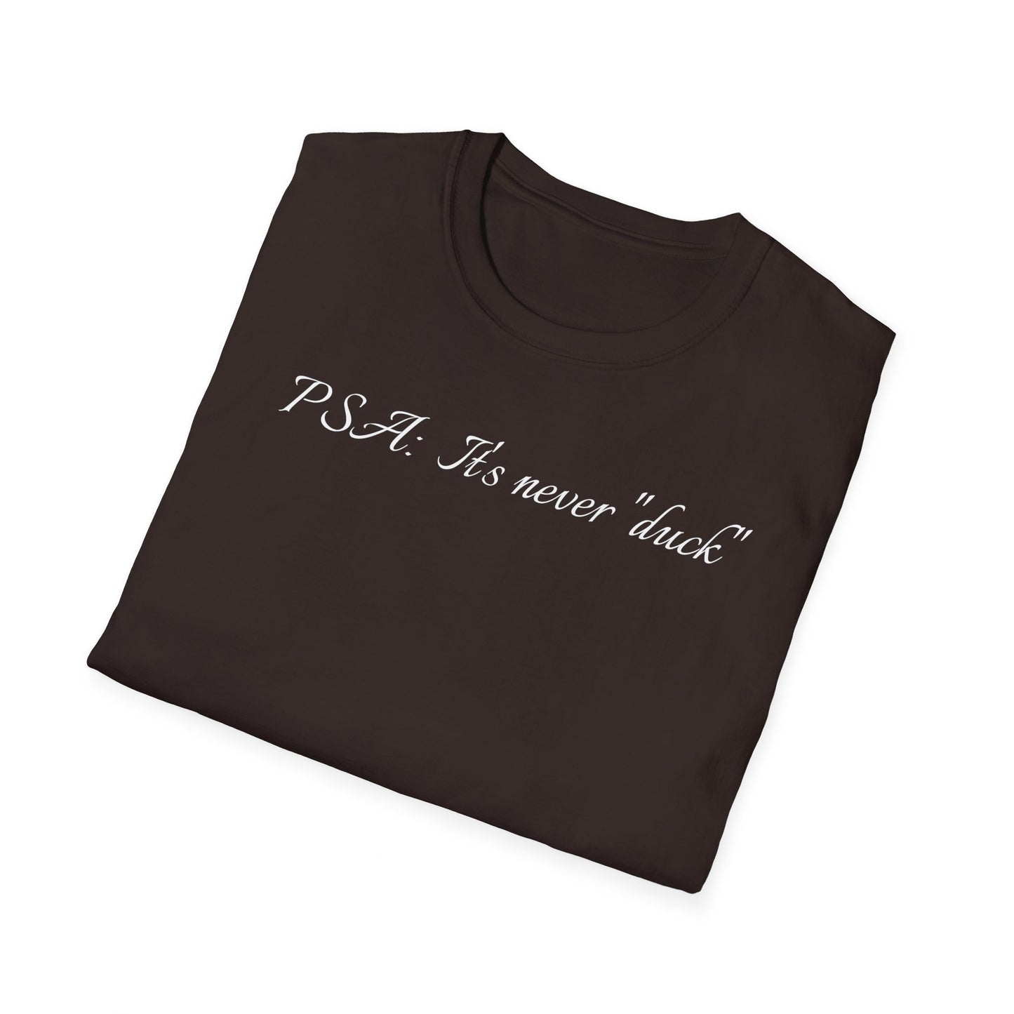 Unisex Softstyle Graphic T-Shirt - "PSA..." - In Style Chics Boutique LLC