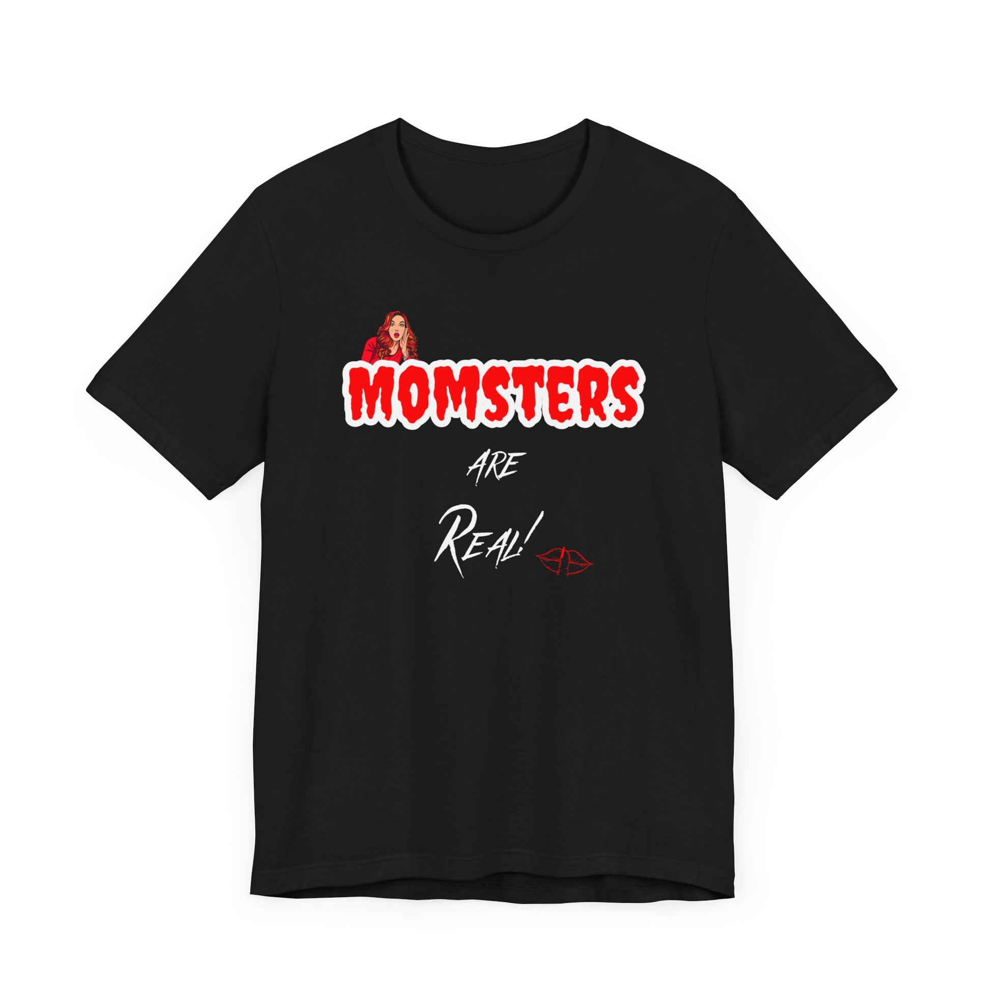 Unisex Jersey Short Sleeve Halloween Graphic T -"Momsters are Real" - In Style Chics Boutique LLC