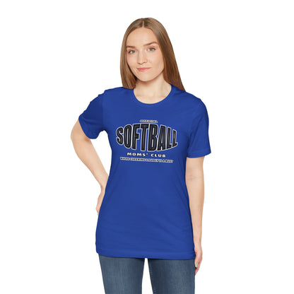 Softball Moms Short Sleeve T-Shirt, Softball Moms' Club - Obsession Expressions by In Style Chics Boutique Cute Graphic Ts 