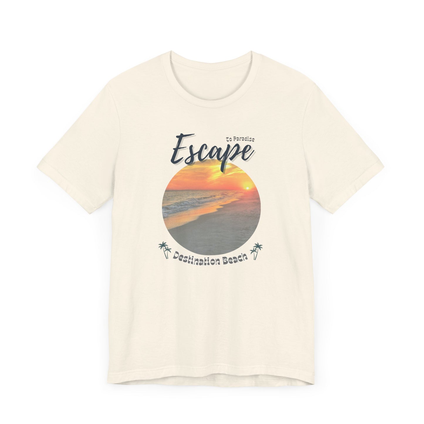 Escape to Paradise Printed Tee, Destination Beach - In Style Chics Boutique Cute Graphic T-shirts 