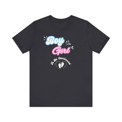 Baby Gender 'Boy or Girl' Short Sleeve Tee - Obsession Expressions by In Style Chics Boutique Cute Graphic Ts 