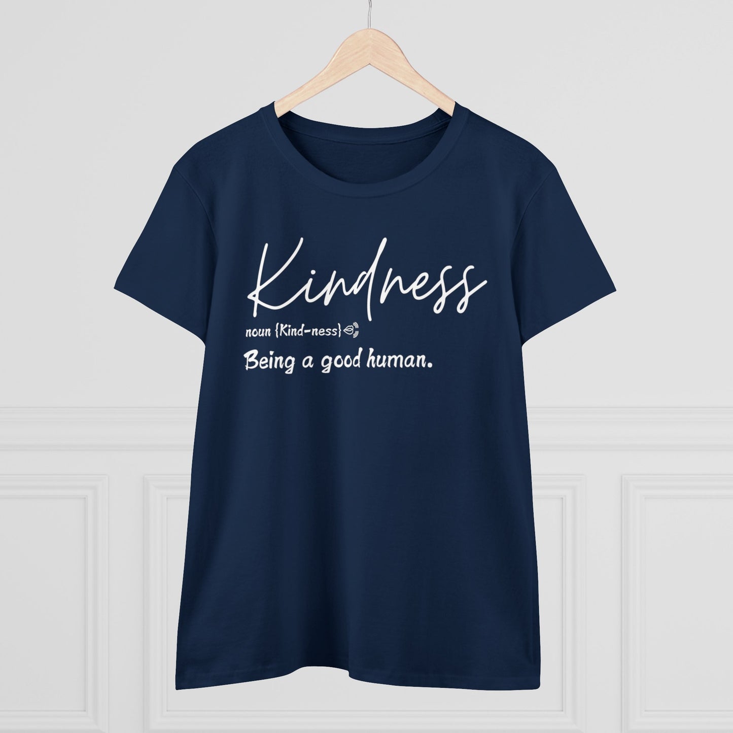 Women's Midweight Cotton "Kindness" Graphic Tee - In Style Chics Boutique LLC