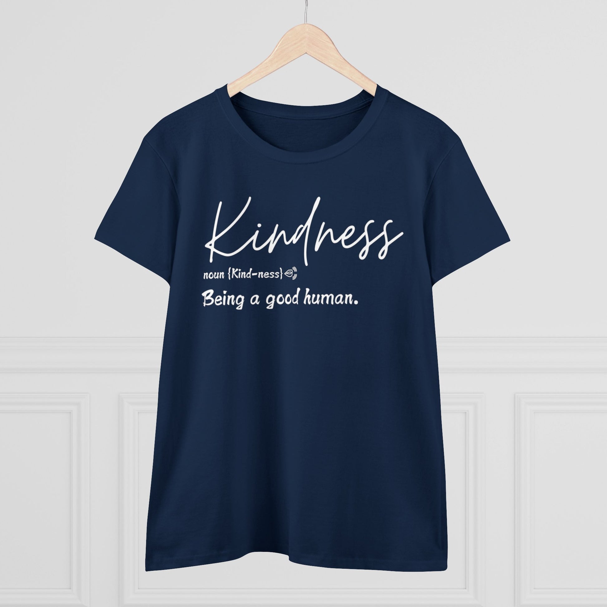 Women's Midweight Cotton "Kindness" Graphic Tee - In Style Chics Boutique LLC