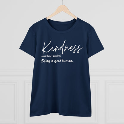 Women's Midweight Cotton "Kindness" Graphic Tee - In Style Chics Boutique LLC