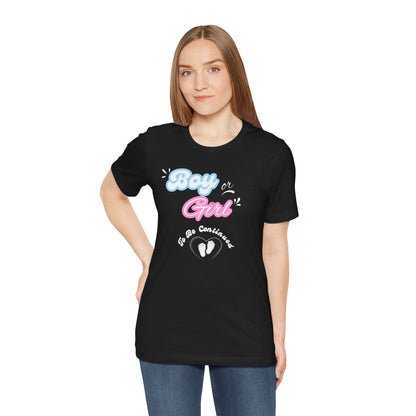 Baby Gender 'Boy or Girl' Short Sleeve Tee - Obsession Expressions by In Style Chics Boutique Cute Graphic Ts 