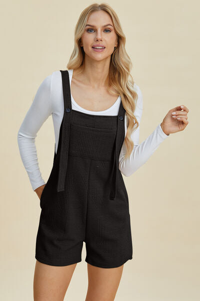 Textured Sleeveless Romper - In Style Chics Boutique  Cute Clothes Online Women's Juniors Plus Size Apparel 