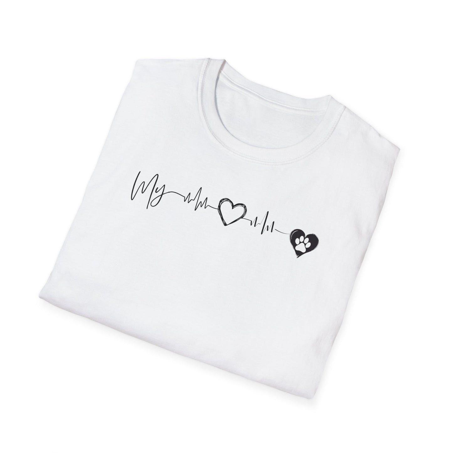 Unisex Softstyle Graphic T-Shirt for Dog Lovers - In Style Chics Boutique LLC