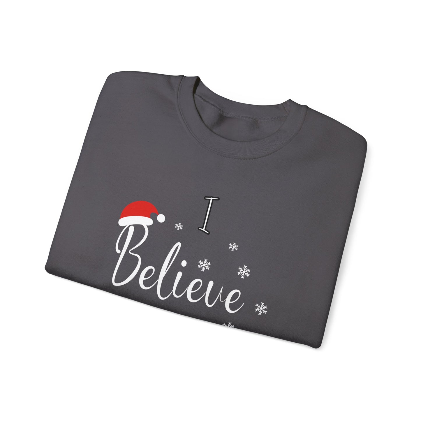 Crewneck "I Believe in Magic" Christmas Sweatshirt - In Style Chics Boutique