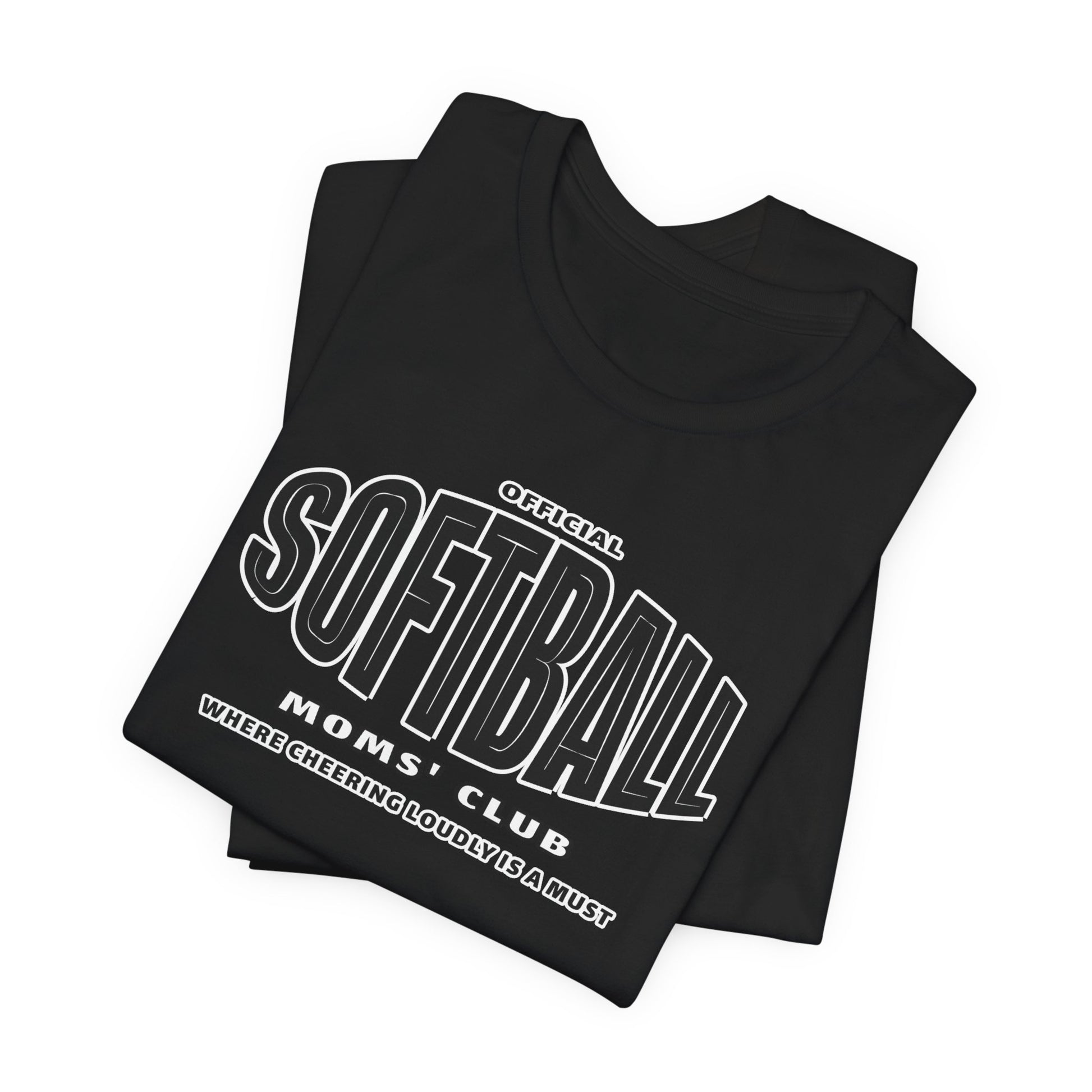 Softball Moms Short Sleeve T-Shirt, Softball Moms' Club - Obsession Expressions by In Style Chics Boutique Cute Graphic Ts 