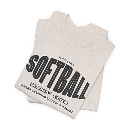 Softball Moms' Club Short Sleeve Tee