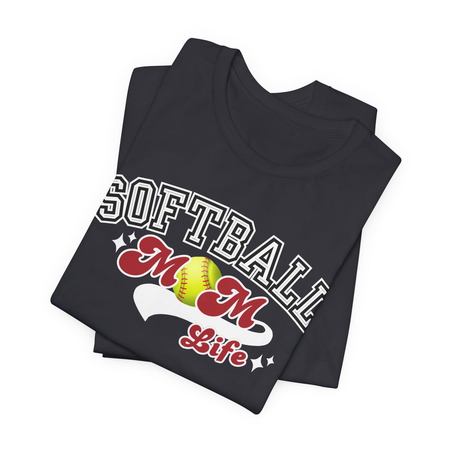 Softball Mom Life Short Sleeve Tee In Style Chics Boutique 