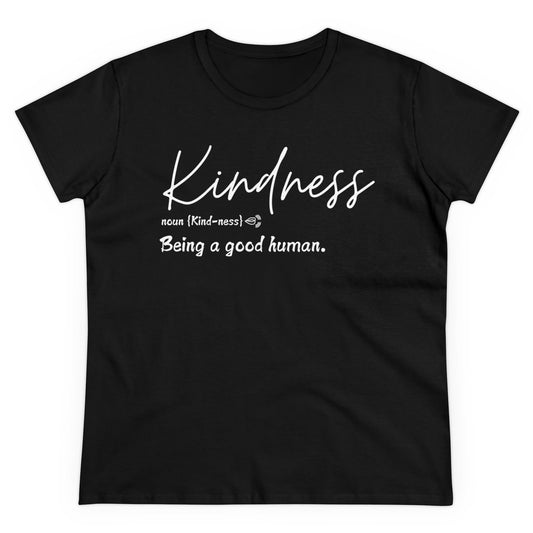 Women's Midweight Cotton "Kindness" Graphic Tee - In Style Chics Boutique LLC