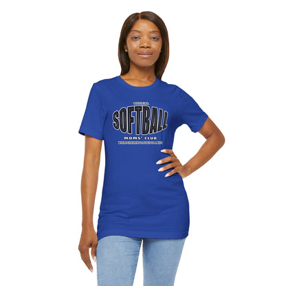 Softball Moms Short Sleeve T-Shirt, Softball Moms' Club - Obsession Expressions by In Style Chics Boutique Cute Graphic Ts 