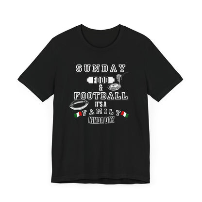 Football Sunday Unisex Tee - Italian Family Vibes - In Style Chics Boutique LLC