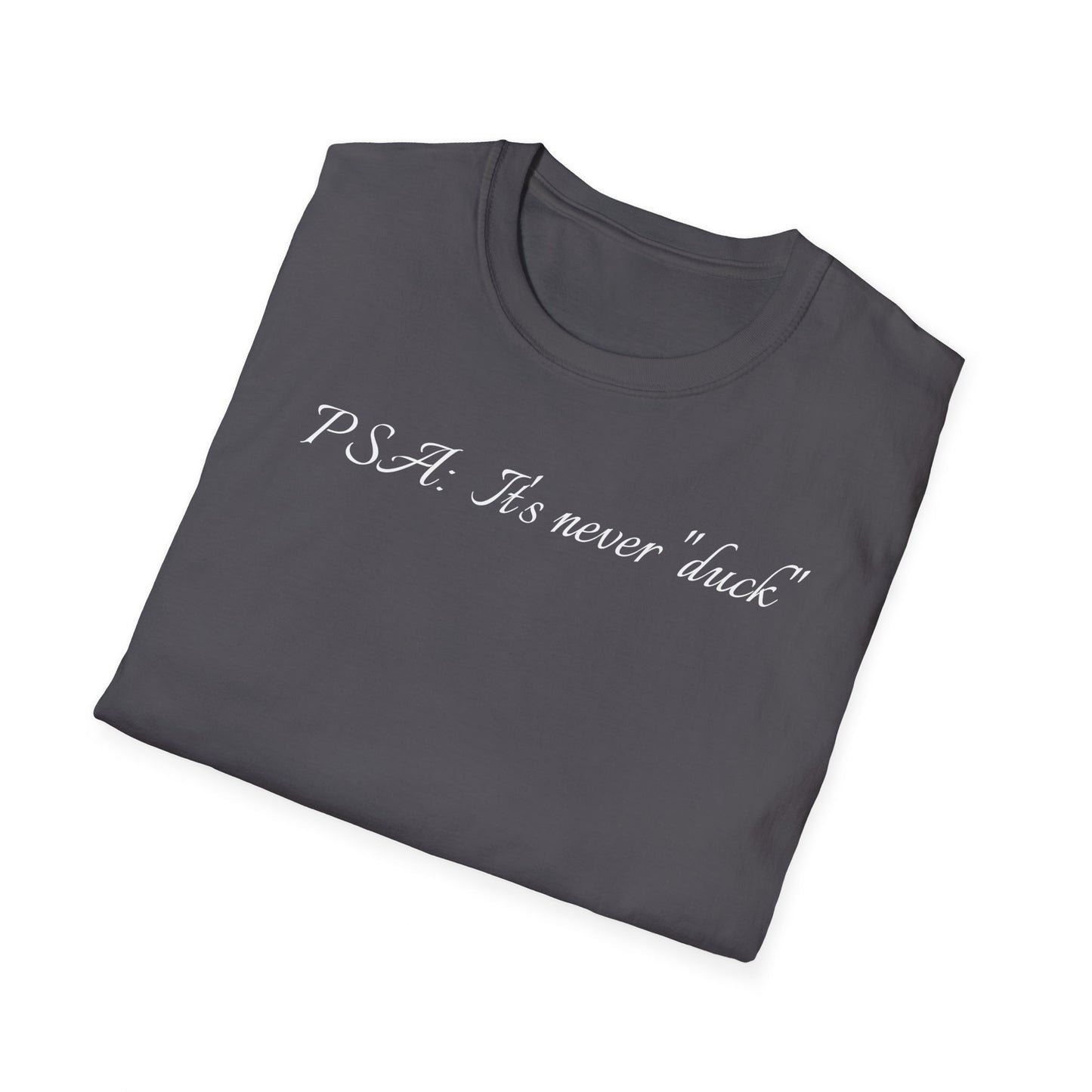 Unisex Softstyle Graphic T-Shirt - "PSA..." - In Style Chics Boutique LLC