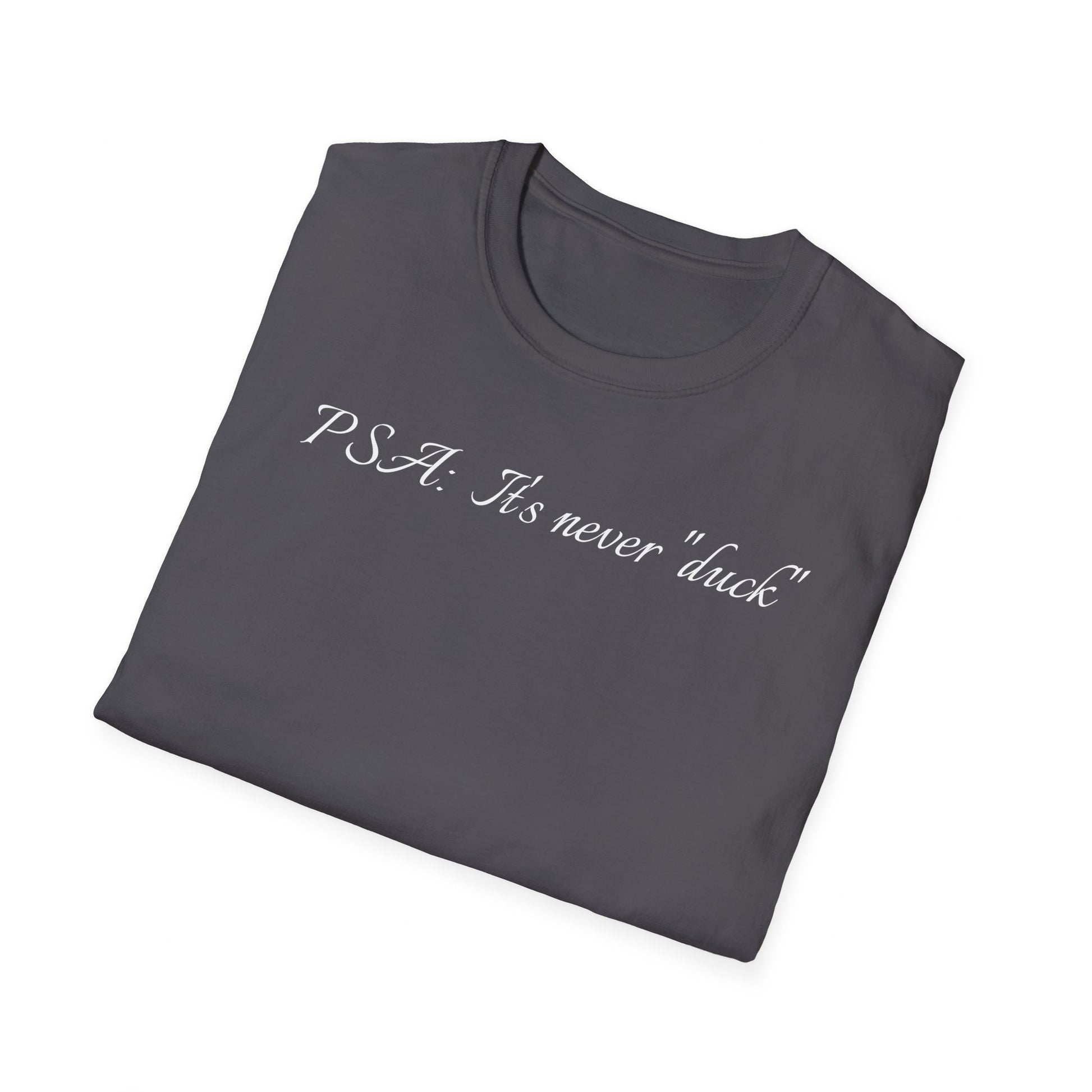 Unisex Softstyle Graphic T-Shirt - "PSA..." - In Style Chics Boutique LLC