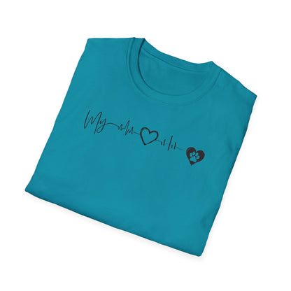 Unisex Softstyle Graphic T-Shirt for Dog Lovers - In Style Chics Boutique LLC