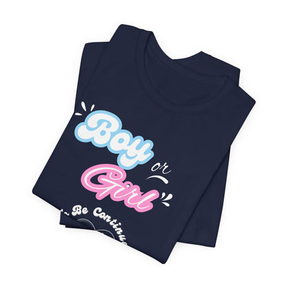 Baby Gender 'Boy or Girl' Short Sleeve Tee - Obsession Expressions by In Style Chics Boutique Cute Graphic Ts 
