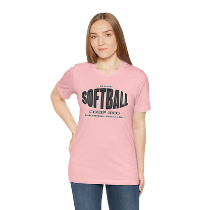 Softball Moms' Club Short Sleeve Tee