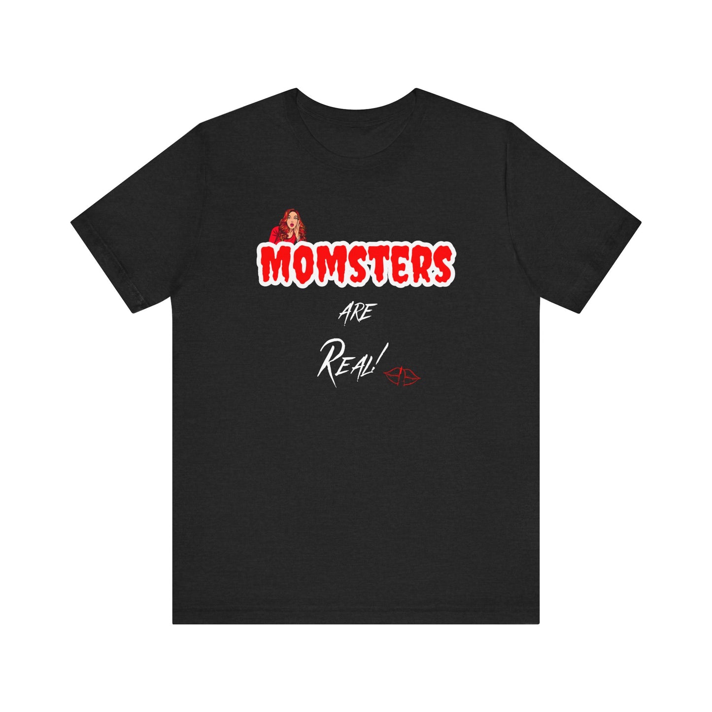 Unisex Jersey Short Sleeve Halloween Graphic T -"Momsters are Real" - In Style Chics Boutique LLC