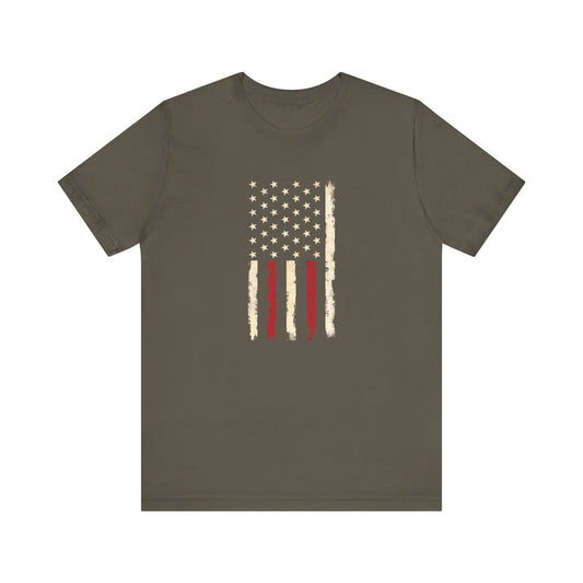 Unisex Jersey Short Sleeve US American Flag Graphic T-Shirt - In Style Chics Boutique LLC