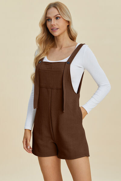 Textured Sleeveless Romper - In Style Chics Boutique  Cute Clothes Online Women's Juniors Plus Size Apparel 