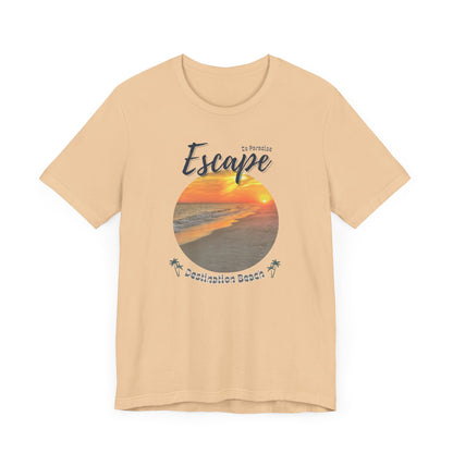 Escape to Paradise Printed Tee, Destination Beach - In Style Chics Boutique Cute Graphic T-shirts 