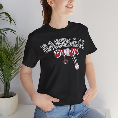 Baseball Mom Short Sleeve Tee, Obsession Expressions by In Style Chics Boutique Cute Graphic T-shirts 