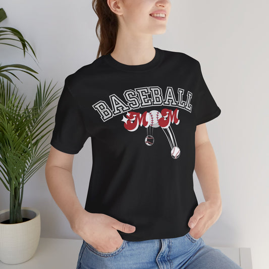 Baseball Mom Short Sleeve Tee, Obsession Expressions by In Style Chics Boutique Cute Graphic T-shirts 