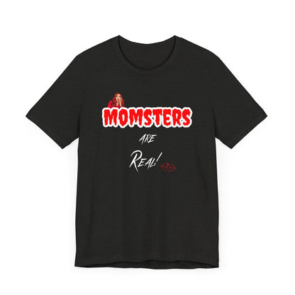 Unisex Jersey Short Sleeve Halloween Graphic T -"Momsters are Real" - In Style Chics Boutique LLC