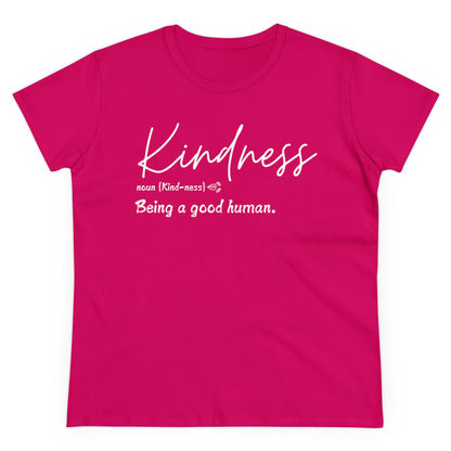 Women's Midweight Cotton "Kindness" Graphic Tee - In Style Chics Boutique LLC