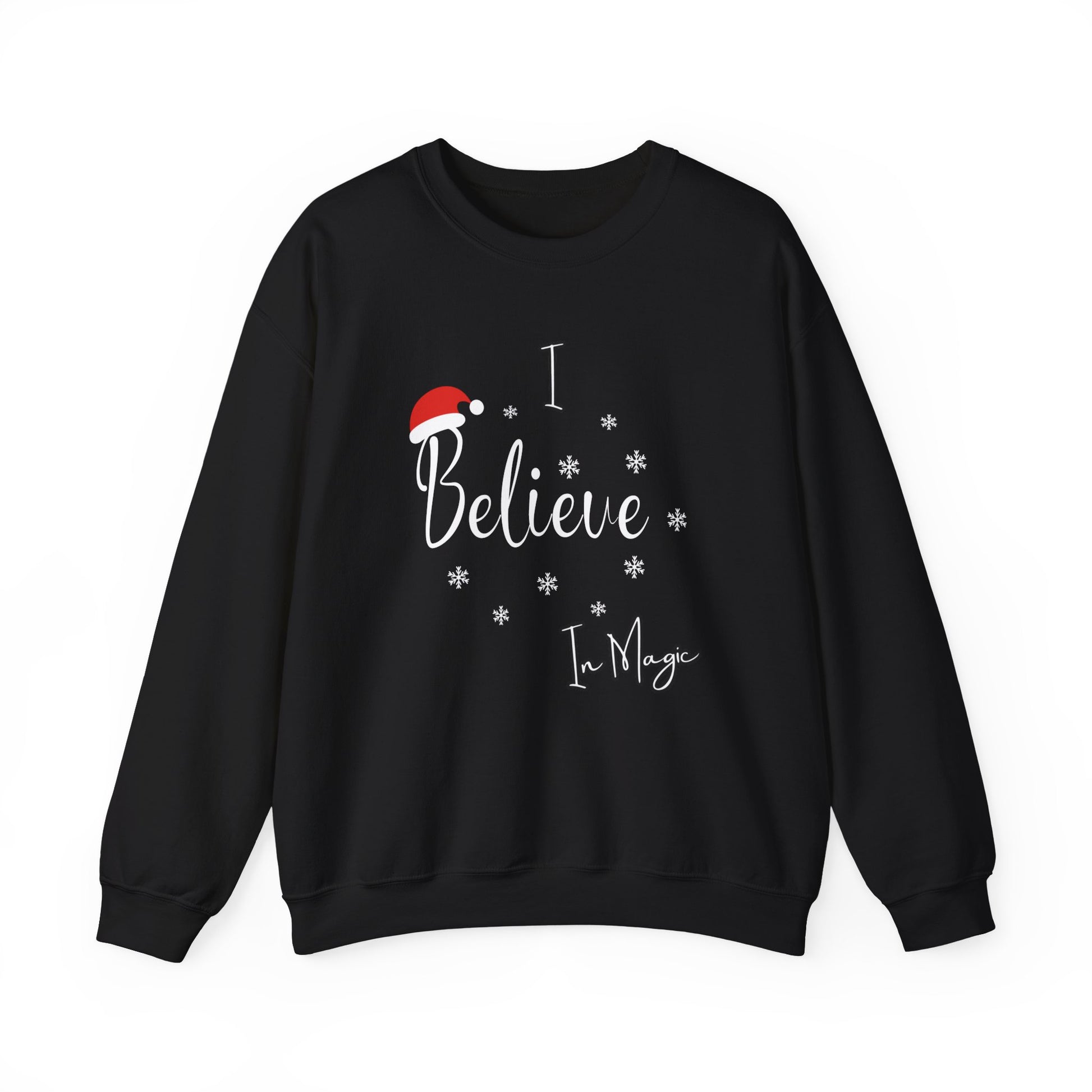 Crewneck "I Believe in Magic" Christmas Sweatshirt - In Style Chics Boutique