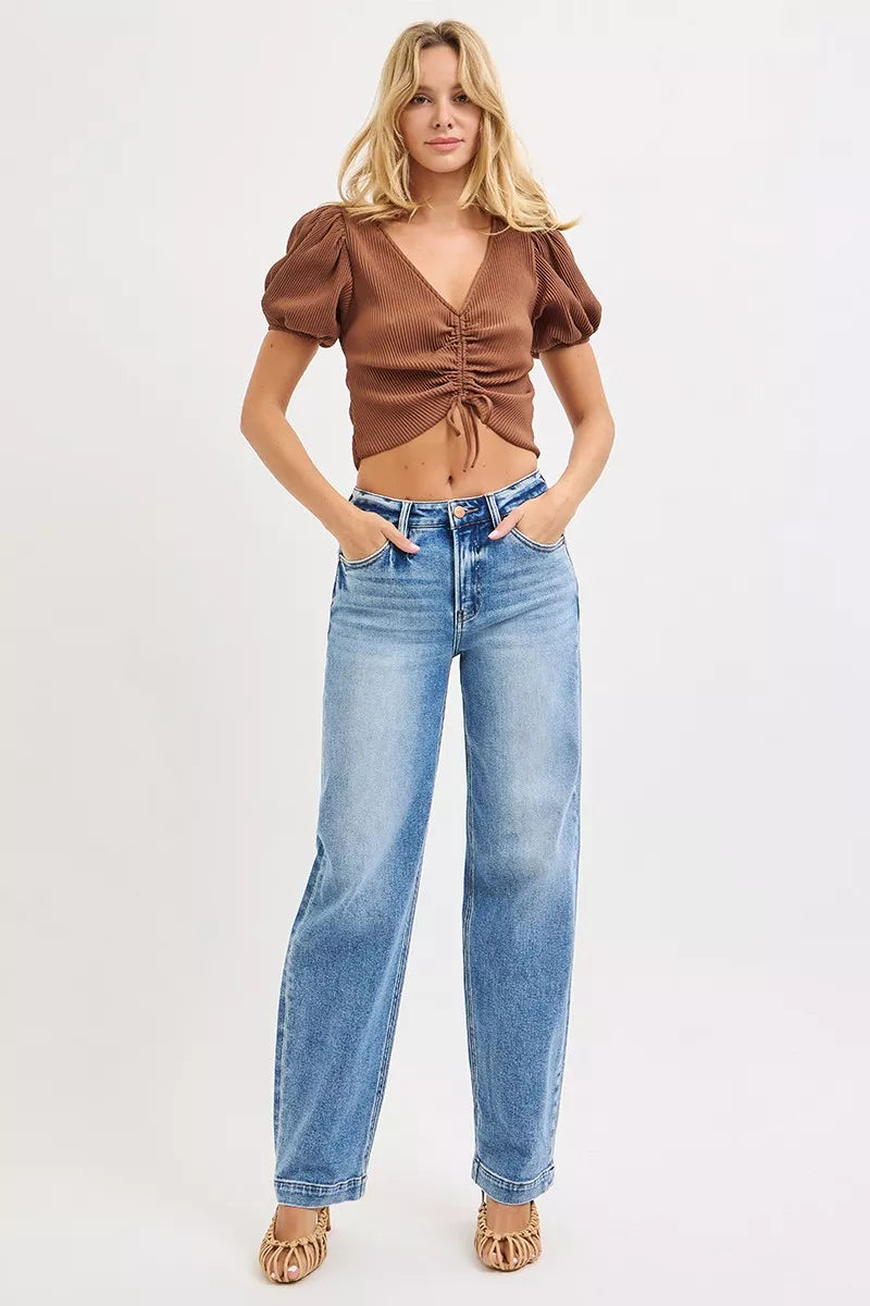 RISEN High Rise Wide Baggy Jeans 💙👖