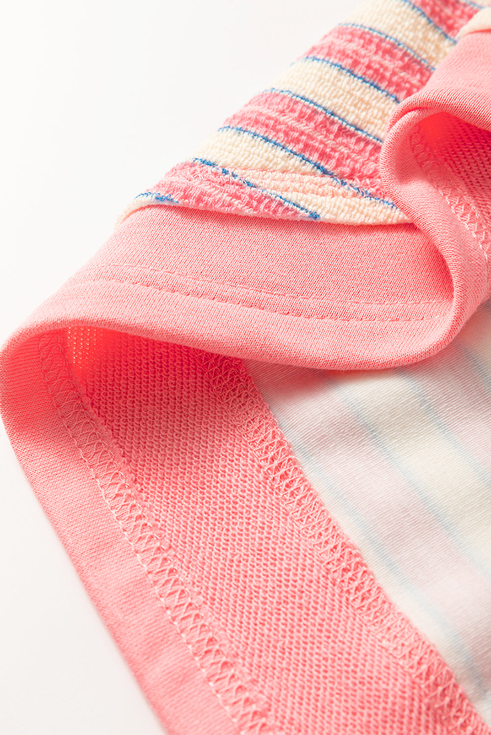 Stripe Collared V Neck Drop Shoulder Top - In Style Chics Boutique LLC