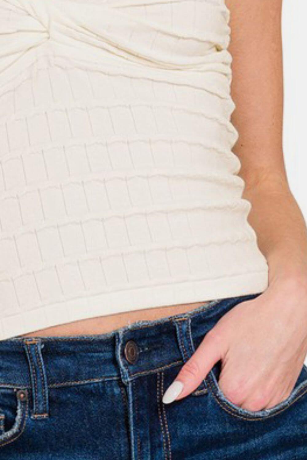 Ruched Twisted Sweetheart Neck Strapless Tube Like Top - In Style Chics Boutique Women's Juniors Apparel Cute Clothes Online 