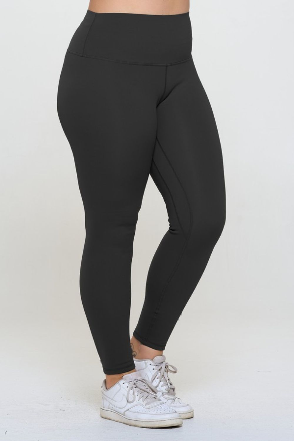 Yelete Full Size Fleece Lined High Waisted Leggings - In Style Chics Boutique LLC