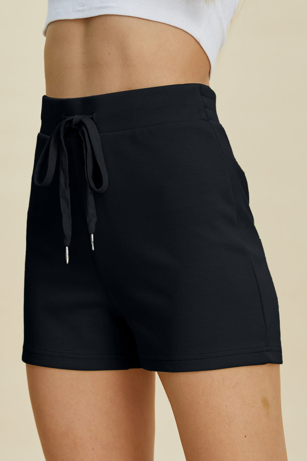 Basic Bae Full Size Air Scuba Drawstring High Waist Shorts - In Style Chics Boutique LLC