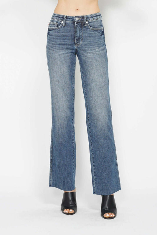 Judy Blue Full Size Tummy Control Straight Jeans - In Style Chics Boutique LLC