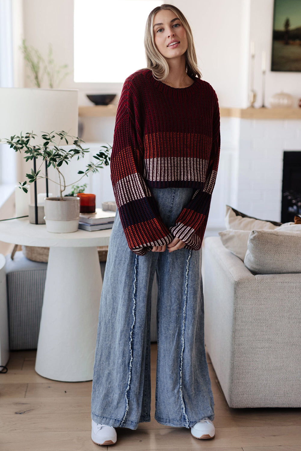 Blue Light Wash Frayed Exposed Seam Wide Leg Denim Overalls for Women Juniors - Cute Clothing Online - In Style Chics Boutique 