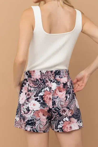 Wrinkle-free Stretchy Cooling Fabric Shorts - In Style Chics Boutique Women's Juniors Apparel Online 