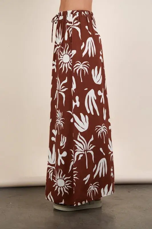 Printed Resort Midi Skirt- In Style Chics Boutique Women's Juniors Apparel Online