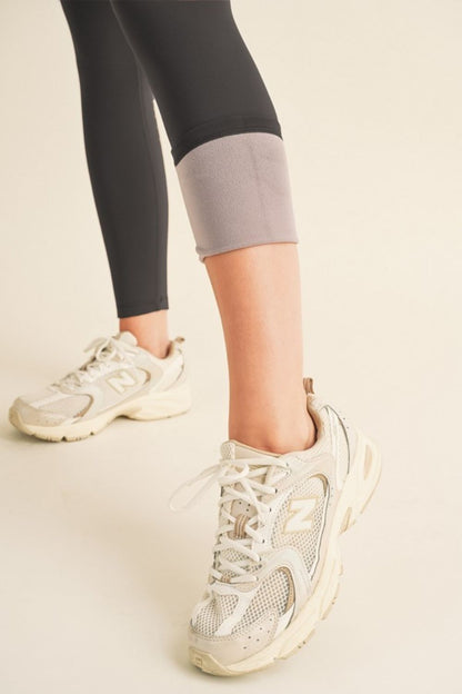 Yelete Full Size Fleece Lined High Waisted Leggings - In Style Chics Boutique LLC