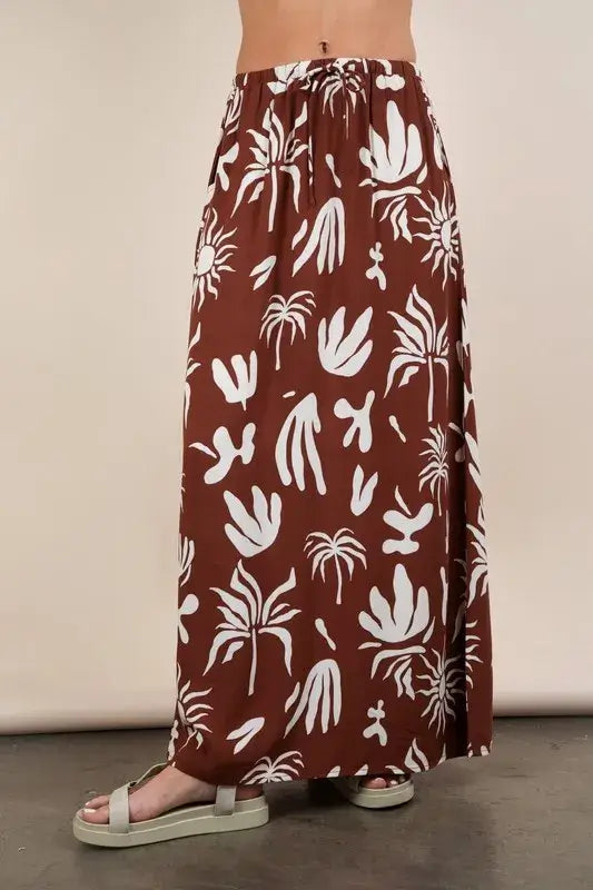 Printed Resort Midi Skirt- In Style Chics Boutique Women's Juniors Apparel Online