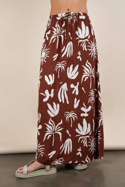 Printed Resort Midi Skirt- In Style Chics Boutique Women's Juniors Apparel Online