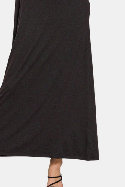 Black Tank Dress - Scoop Neck Wide Strap - In Style Chics Boutique 