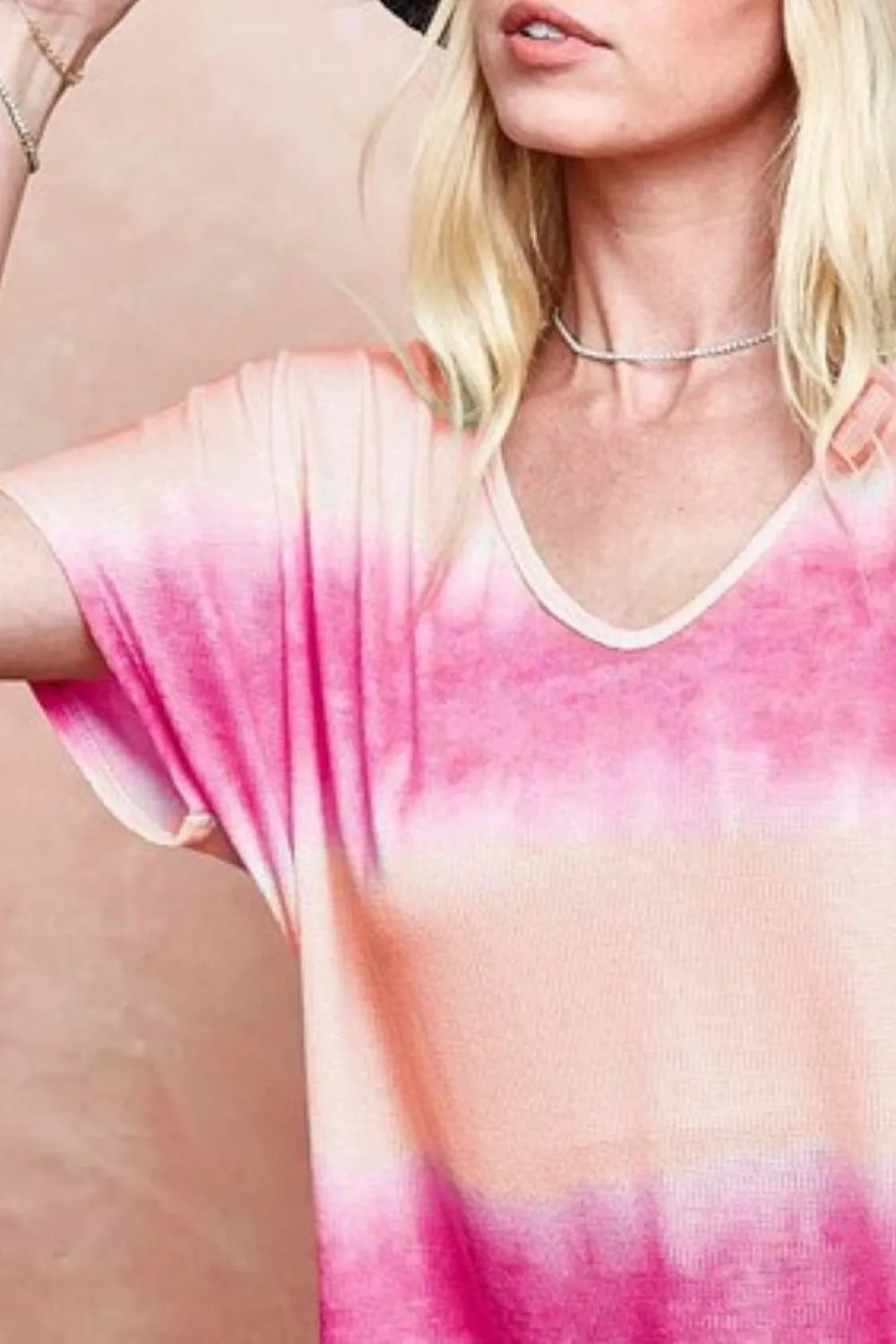 Tie dye Printed Hacci Knit Top - In Style Chics Boutique 