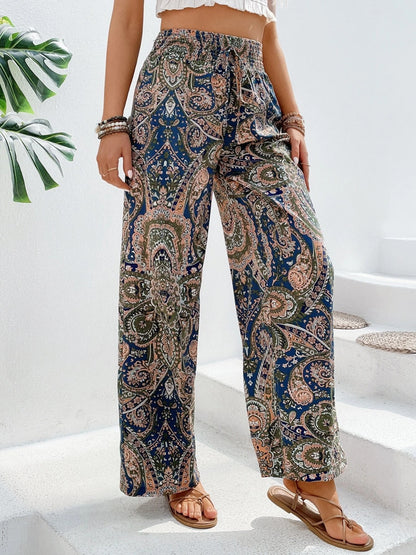 Printed Wide Leg Pants - In Style Chics Boutique LLC