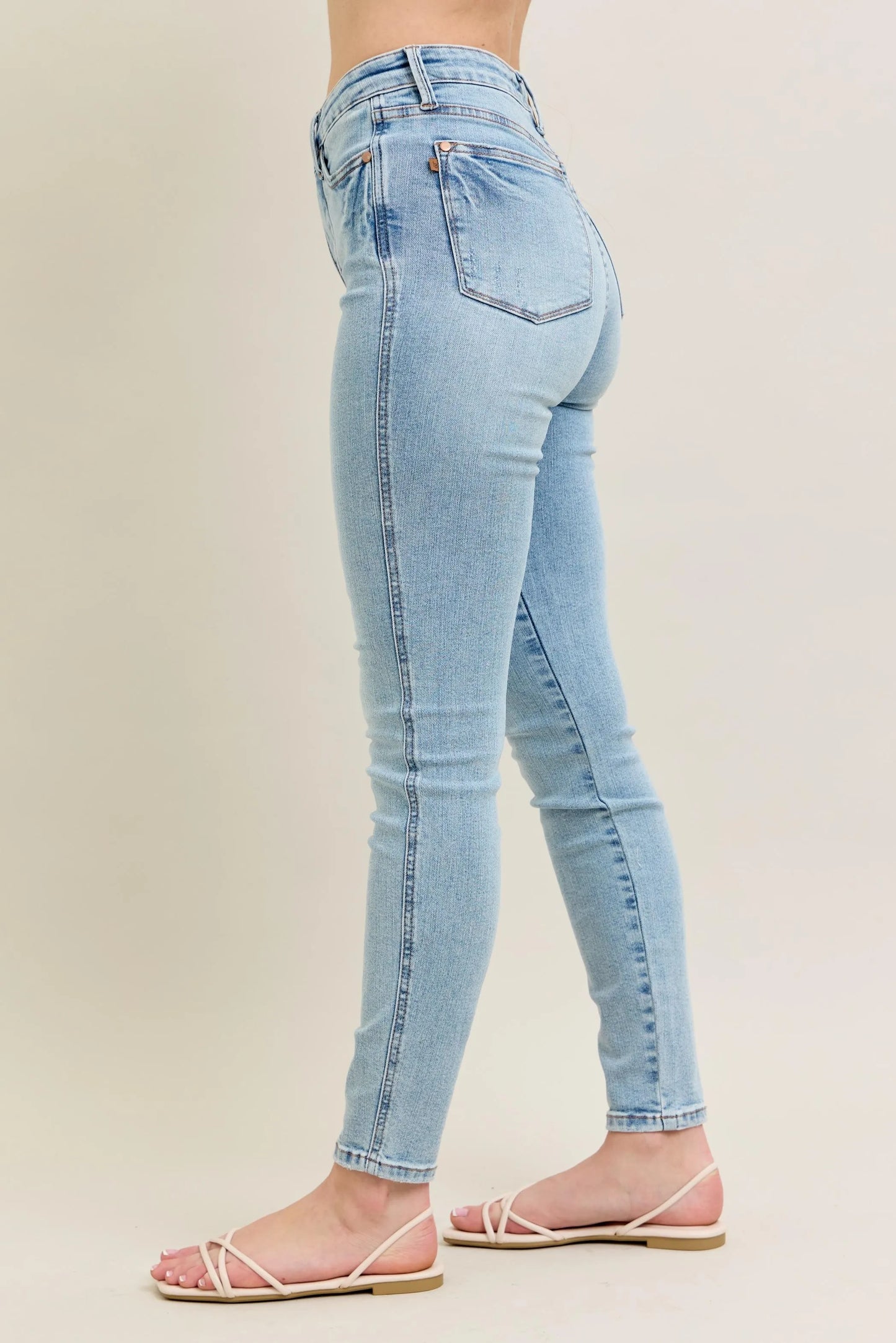 Judy Blue Skinny Jeans, Med Rise Tummy Control  - Best Jeans for Women - In Style Chics Boutique 