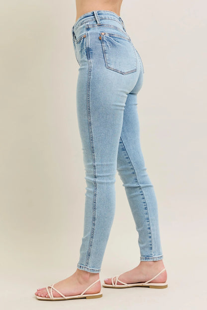 Judy Blue Skinny Jeans, Med Rise Tummy Control  - Best Jeans for Women - In Style Chics Boutique 