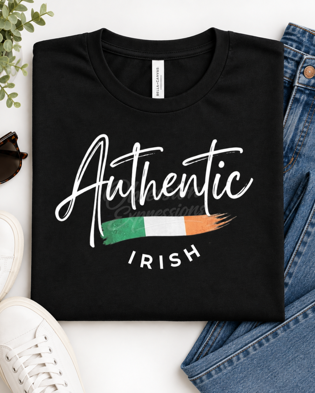 Authentic Irish T-Shirt, Minimalist Heritage Pride Apparel